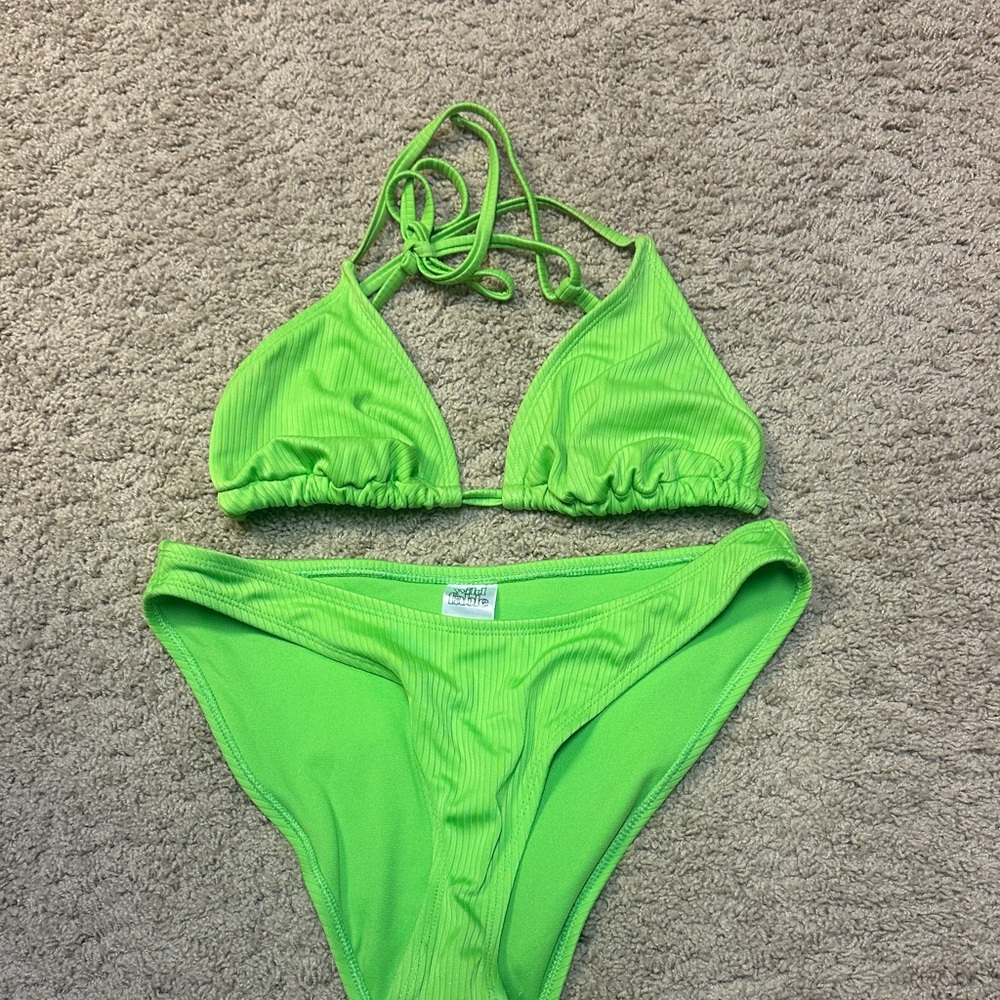 Wild Fable Neon Green Swimwear